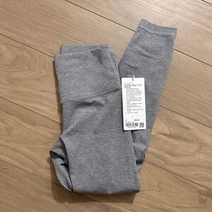 NWT lululemon align 25” legging heathered core grey size 6